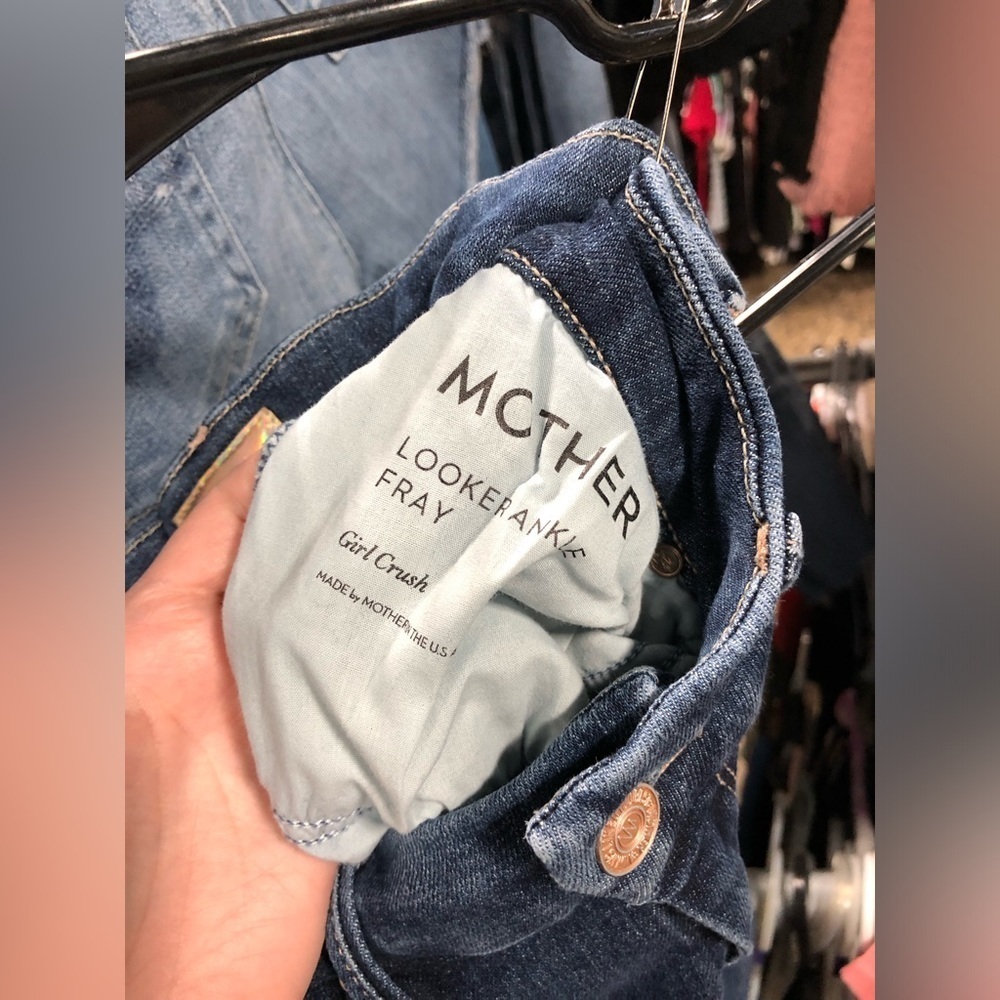 MOTHER Women’s 26 Looker Ankle Fray High-Rise Skinny Jeans - Girl Crush - EUC! - Picture 10 of 15